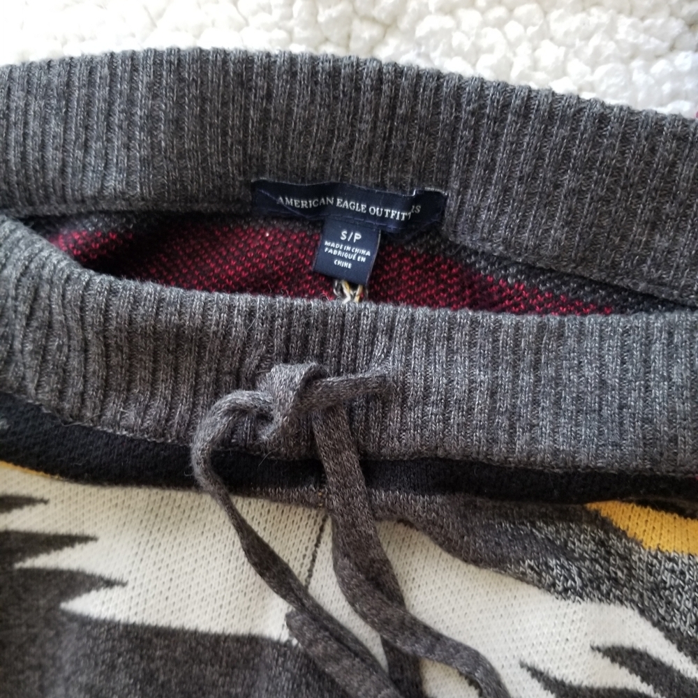 American Eagle Colorful Patterned Sweater Legging… - image 8